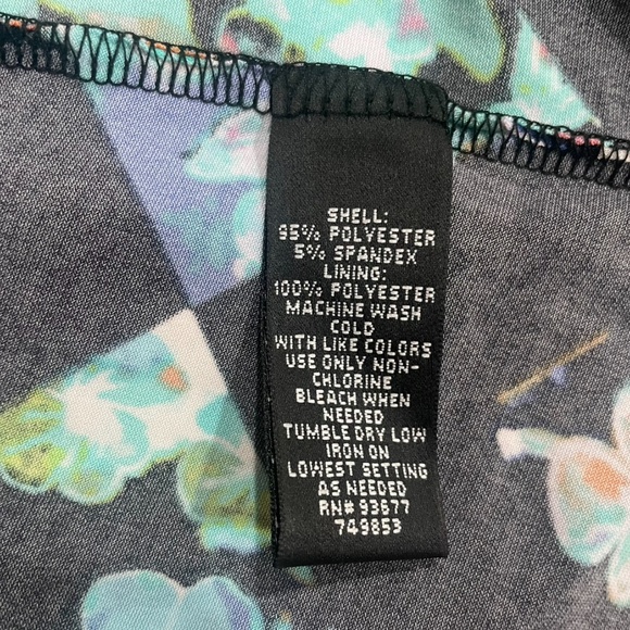 Nicole Miller Women's Colorful Halter Top Maxi Dress Sz XL - Picture 10 of 10